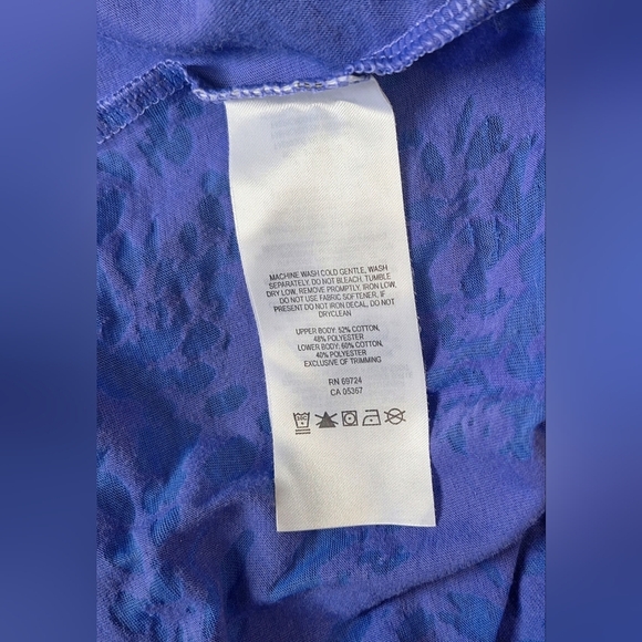 Columbia size M purple short sleeve shirt - Picture 5 of 6